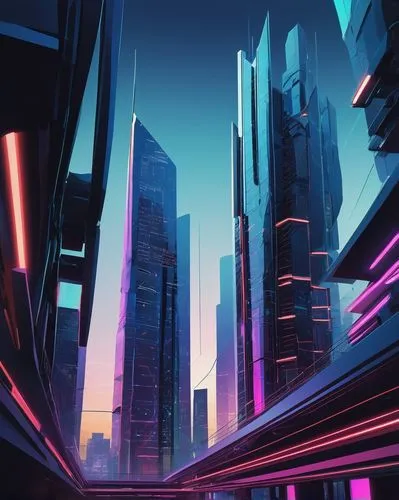 cybercity,futuristic landscape,colorful city,cybertown,cityscape,cyberworld,city trans,motorcity,city highway,neon arrows,cityzen,city lights,cyberpunk,futurist,tokyo city,fantasy city,citylights,cities,metropolis,evening city,Illustration,Paper based,Paper Based 22