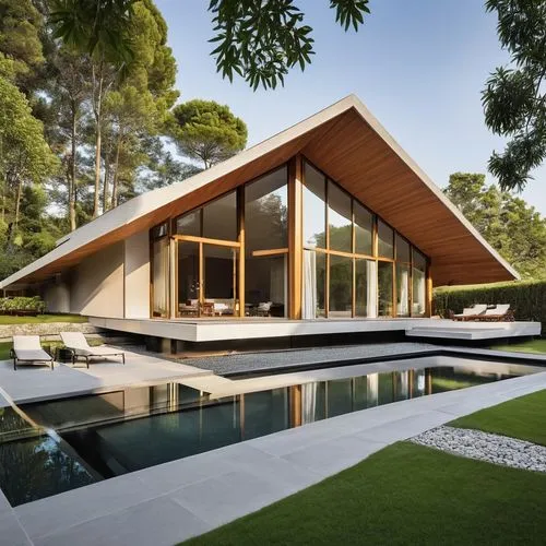 pool house,modern house,modern architecture,forest house,timber house,summer house,Photography,General,Realistic