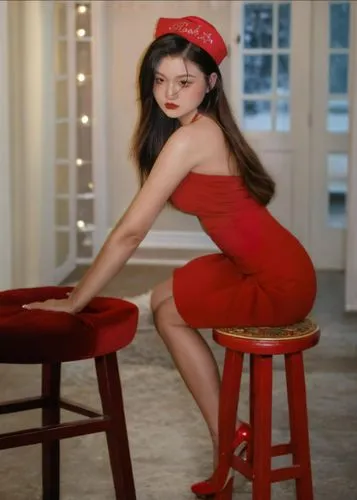 yasumasa,man in red dress,girl in red dress,red hat,guarnaschelli,lepontine