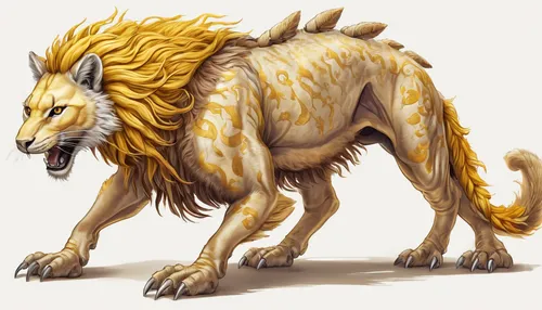 forest king lion,female lion,lion,posavac hound,cynorhodon,lion - feline,male lion,uintatherium,gryphon,stone lion,panthera leo,hyena,griffon bruxellois,african lion,liger,masai lion,lion's coach,canidae,borzoi,saluki,Conceptual Art,Fantasy,Fantasy 27