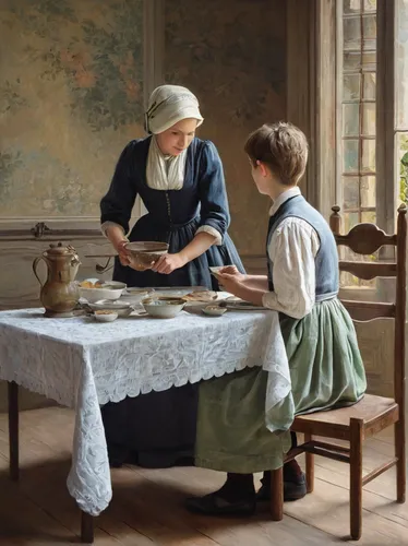 children studying,girl in the kitchen,children drawing,girl with bread-and-butter,children learning,asher durand,young couple,child with a book,kate greenaway,meticulous painting,woman holding pie,the little girl's room,victorian kitchen,school children,little boy and girl,girl with cereal bowl,carl svante hallbeck,painting technique,partiture,cookery,Photography,Documentary Photography,Documentary Photography 11