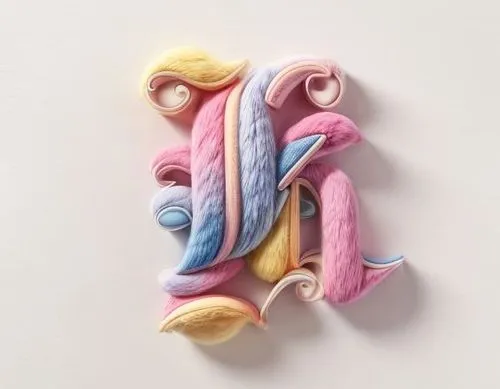 koons,plasticine,sagmeister,letterforms,colorful pasta,polychromy,polymer,marshmallow art,polychromed,curved ribbon,play dough,sculptural,typography,balloons mylar,decorative letters,candyland,colored icing,watercolor donuts,lego pastel,elasticized,Material,Material,Furry