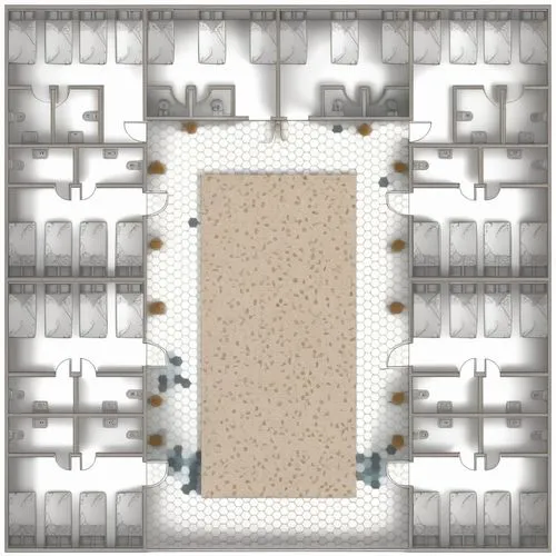 white temple,floorpan,mausoleum ruins,tileable,labyrinthian,pathfinding,dungeon,ice castle,peter-pavel's fortress,icewind,empty hall,hall of the fallen,floorplan,passageways,palaces,basement,floorplan