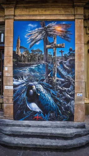 magpie,city pigeon,aztec gull,feral pigeons,street pigeon,city pigeons,mallard,newcastle upon tyne,newcastle,roadrunner,fitzroy,magpie lark,street artists,street pigeons,ornithology,pigeon scabiosis,bird painting,urban street art,mural,edinburgh,Conceptual Art,Graffiti Art,Graffiti Art 02