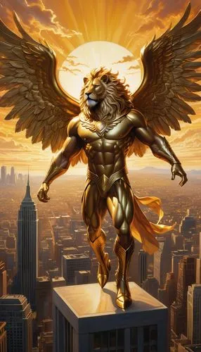 hawkman,cherubim,icarus,goldar,aegaleo,griffin,zauriel,pegasus,archangel,business angel,gryphon,pegaso,sun god,gyrich,helios,hypnos,jatayu,the archangel,garuda,uniphoenix,Conceptual Art,Fantasy,Fantasy 20