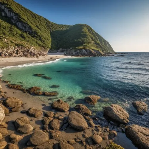 blombos,norway coast,gokdeniz,achill,mountain beach,garden route,beautiful beaches,gleann,kefalonia,sardinia,shipwreck beach,rocky beach,subantarctic,nordfjord,coastal landscape,beach landscape,tasmanian,elba island,basque country,sardegna,Photography,General,Realistic