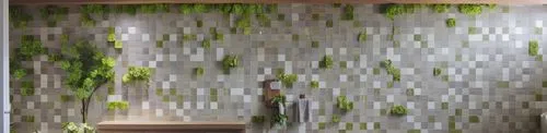 intensely green hornbeam wallpaper,tiled wall,wallpapering,bamboo curtain,wallcovering,nettled,wallcoverings,wallpapered,tiling,color wall,tile kitchen,mutina,tiles,water wall,green waterfall,wall texture,wall of tears,tiled,modern decor,tileable,Photography,General,Realistic