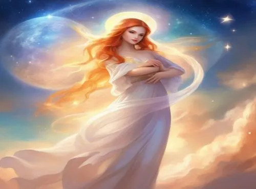 celtic woman,amphitrite,sigyn,zodiac sign libra,amalthea,orihime,horoscope libra,frigga,virgo,hesperides,persephone,ashtar,megara,inanna,fantasy picture,nakshatras,diwata,melian,the zodiac sign pisces