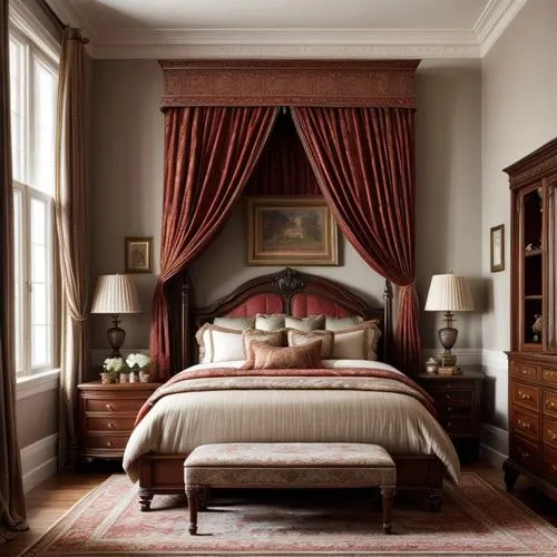 Traditional: Characterized by elegant furniture, rich colors, and ornate details, traditional bedrooms exude a sense of warmth and sophistication. They often feature classic elements like upholstered 