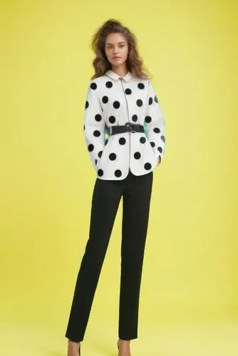 trinny,polka dots,dotty,polka,courreges,dvf,houndstooth,cheetah print,spots,shrimpton,dogtooth,rykiel,dotted,dots,polka dot dress,cheeta,thirlwall,fashion shoot,leopardskin,murrelet,Female,South Africans,One Side Up,Youth adult,S,Confidence,Pure Color,Light Yellow