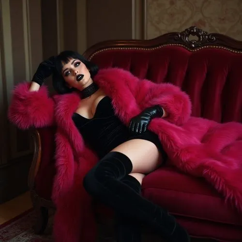 dita,burlesque,xcx,countess,the fur red,fur