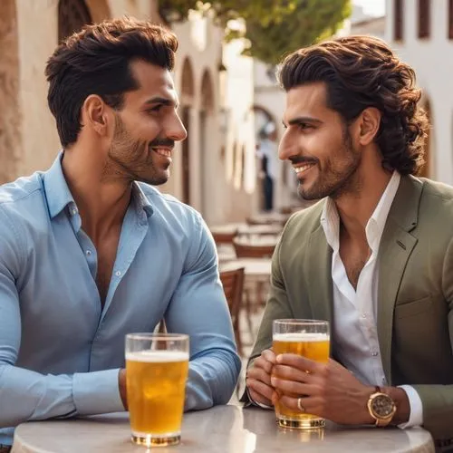 two types of beer,glasses of beer,machos,dostana,bachelors,cervecerias,men sitting,beer tent set,sabmiller,peroni,gigolos,beer match,beer table sets,carousing,cerveceria,beer sets,moroccans,advertising campaigns,husbandmen,barmen,Photography,General,Realistic