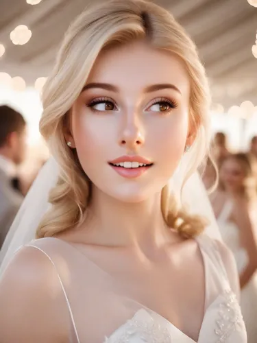 blonde in wedding dress,elsa,wedding glasses,silver wedding,bridal,romantic look,wedding photo,wedding dress,angelic,elegant,bridal jewelry,bridesmaid,bridal dress,bride,angel face,beautiful young woman,pale,quinceañera,white beauty,sun bride,Photography,Commercial