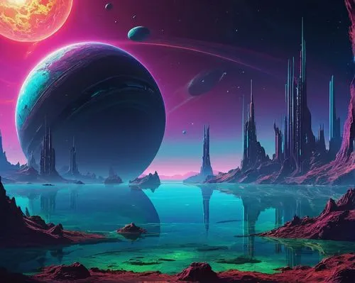 futuristic landscape,alien planet,alien world,fantasy landscape,extrasolar,vast,planet,planet alien sky,lunar landscape,scifi,space art,homeworld,planetoid,homeworlds,gas planet,gliese,offworld,planet eart,planetary,planets,Conceptual Art,Sci-Fi,Sci-Fi 12