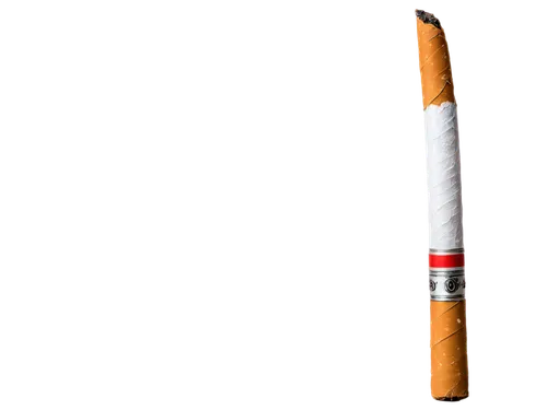 Cigarette, smoke, red tip, thin shape, white filter, brown tobacco, detailed texture, realistic, close-up shot, shallow depth of field, warm lighting, 3/4 composition, dark background.,cigarette,elect