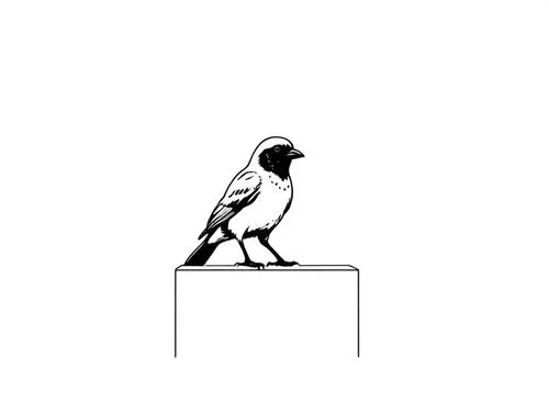 a drawing of a bird sitting on top of a bench,bird illustration,perched bird,bird png,perched toucan,bird drawing,an ornamental bird,Design Sketch,Design Sketch,Rough Outline