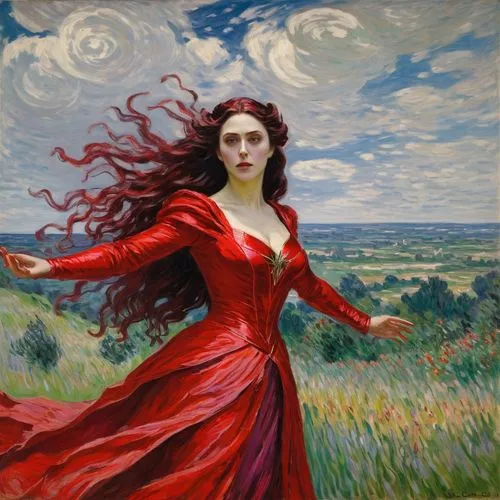 woman playing,girl in a long dress,la violetta,man in red dress,rusalka,little girl in wind,girl in the garden,tuscan,woman walking,young woman,woman pointing,rosella,lacerta,way of the roses,flamenco,the wind from the sea,atala,rossa,artemisia,girl lying on the grass,Art,Artistic Painting,Artistic Painting 04