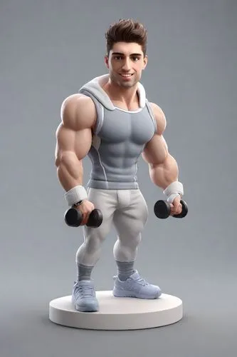 3d figure,game figure,3d model,actionfigure,muscle man,action figure,bodybuilder,miniature figure,strongman,smurf figure,body building,fitness coach,body-building,3d man,dumbell,figurine,fitness professional,personal trainer,sculpt,muscular,Digital Art,3D