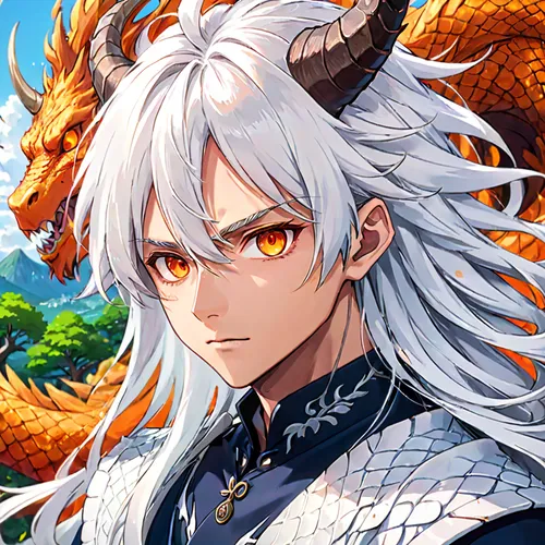 alibaba,merlin,dragon li,dragon,portrait background,silver fox,dragon design,black dragon,painted dragon,dragon of earth,forest dragon,male elf,fantasy portrait,leo,wyrm,unicorn background,garuda,fire background,dragons,devil,Anime,Anime,Traditional