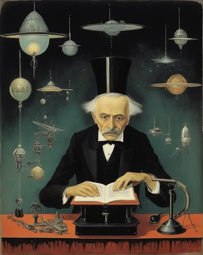 astronomer,orrery,astronomers,baron munchausen,theoretician physician,man with a computer,sci fiction illustration,copernican world system,astronomy,albert einstein,saucer,theory of relativity,geocentric,astronautics,astronira,science fiction,lev lagorio,einstein,physicist,planetarium,Illustration,Black and White,Black and White 23