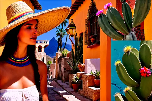 mexico,cabo san lucas,sombrero,maspalomas,habaneras,mexican,yellow sun hat,peruvian women,marrakesh,cacti,mykonos,aruba,morocco,albuquerque,vibrant color,baja california sur,mexican culture,tenerife,mexican holiday,puglia,Unique,Paper Cuts,Paper Cuts 06