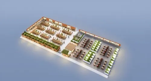 siteplan, modern market on the right , foodcourt on the left, buying &selling, people inside,sky apartment,block balcony,apartment building,multistorey,apartments,apartment block,apartment buildings,3