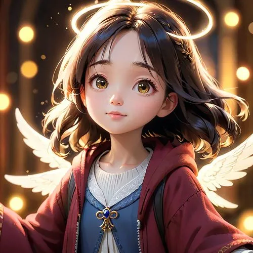 angel,angel girl,anjo,little angel,christmas angel,angelic,Anime,Anime,Cartoon