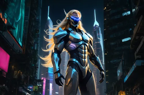 heavy object,nova,sigma,sheik,cyberpunk,cg artwork,ephedra,cyber,sentinel,blue enchantress,winterblueher,city trans,scifi,fantasia,sci fiction illustration,symetra,valerian,drg,goddess of justice,skyflower