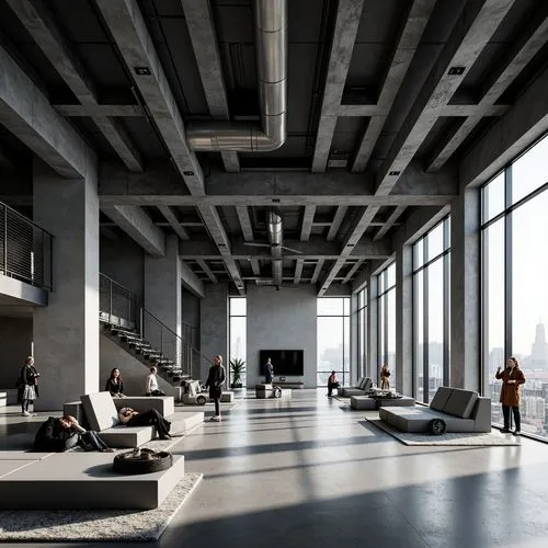 snohetta,concrete ceiling,penthouses,loft,sky space concept,lofts,lingotto,lobby,sky apartment,modern office,skywalks,skyscapers,3d rendering,futuristic art museum,ceiling construction,interior modern design,associati,skybridge,brutalism,adjaye