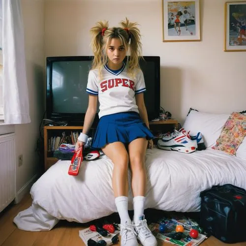 cheerleader,sportsgirl,superga,sports girl,subcultures,nineties,tommy,sportswear,ebbets,supreme,superia,sporty,soxer,sportswoman,blonde girl,eighties,sailor,rollergirl,uffie,fubu,Conceptual Art,Fantasy,Fantasy 10