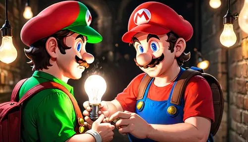 super mario brothers,mario bros,luigi,mario,super mario,greed,nintendo,plumber,visual effect lighting,toadstools,elves,romantic meeting,childhood friends,game characters,adventure game,game light,light up,illumination,link building,rupees,Anime,Anime,Cartoon