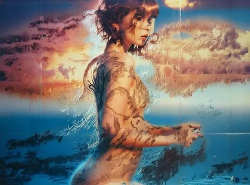 adnate,bodypainting,polunin,hoshihananomia,struzan,spray paint,Illustration,Paper based,Paper Based 30