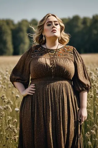 plus-size model,plus-size,woman of straw,soprano,plus-sized,fatayer,country dress,hipparchia,long dress,gordita,fat,girl in a long dress,boho,diet icon,women's clothing,heidi country,brown fabric,liberty cotton,pregnant woman,keto,Photography,Documentary Photography,Documentary Photography 04