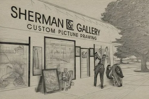 vintage drawing,camera illustration,postmasters,craftsman,store fronts,storefront,vintage illustration,art gallery,shoemaker,drawing course,vintage art,film poster,silent screen,hand-drawn illustratio