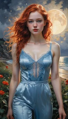 persephone,sirenia,eurydice,niffenegger,celtic woman,fantasy picture,fantasy art,epica,seelie,hesperides,etain,the sea maid,amphitrite,behenna,romanoff,fantasy woman,fathom,melian,sirene,maedhros,Art,Classical Oil Painting,Classical Oil Painting 18