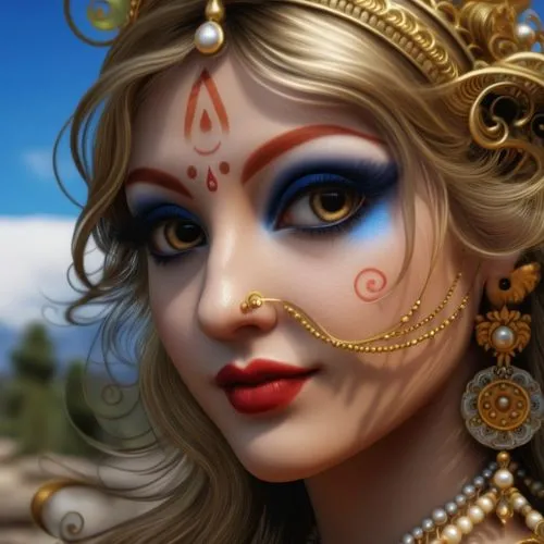 krishna,radha,lakshmi,queen of hearts,painted lady,priestess,jaya,shiva,lord shiva,hare krishna,janmastami,fantasy portrait,indian art,hanuman,god shiva,ramayan,kali,world digital painting,dusshera,fantasy art,Photography,General,Realistic