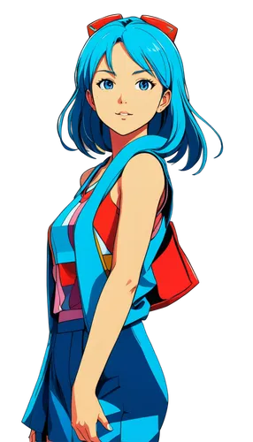 delta sailor,sailor,minako,cyan,retro girl,red and blue,rennyo,bayumi,ryoko,cel shading,vector girl,frosta,manami,ene,seiran,minmei,komiyama,noriko,nancie,kannagi,Illustration,Japanese style,Japanese Style 04