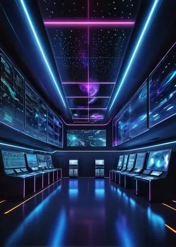 spaceship interior,ufo interior,computer room,spaceland,spaceship space,cyberscene,cyberspace,sulaco,nightclub,spaceport,spaceliner,sky space concept,futuristic,supercomputer,hyperspace,audiogalaxy,futuristic art museum,80's design,scifi,cyberview,Conceptual Art,Sci-Fi,Sci-Fi 30