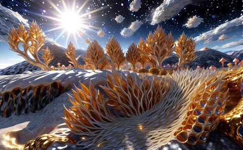 fractal environment,mandelbulb,fractals art,terraforming,fractals,fractal lights,fractal,fractal art,virtual landscape,starscape,light fractal,alien world,alien planet,ice planet,futuristic landscape,fractalius,3d fantasy,infinite snow,crystalline,desert planet