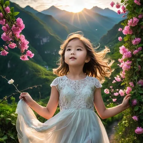 little girl in pink dress,little girl in wind,girl picking flowers,children's background,little girl fairy,girl in flowers,flower girl,mystical portrait of a girl,little girl running,world digital painting,beautiful girl with flowers,flower background,little girl dresses,girl praying,innocence,springtime background,young girl,spring background,little girl twirling,girl in the garden,Unique,Design,Knolling