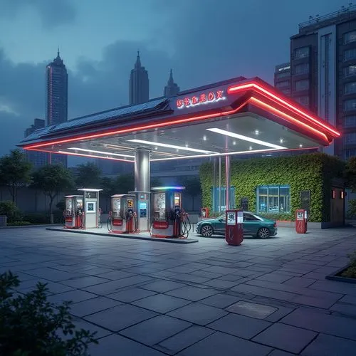 electric gas station,e-gas station,petrol pump,gas station,filling station,retro diner,forecourts,forecourt,citgo,gas pumps,gas pump,ecomstation,petrolium,unipetrol,minimart,petroliferos,sonics,taxi stand,conoco,ecopetrol,Photography,General,Realistic