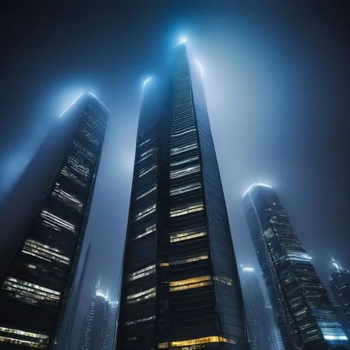 barad,the skyscraper,highrises,supertall,skyscraping,monoliths,skyscapers,azrieli,skyscraper,skyscrapers,urban towers,tall buildings,arcology,futuristic architecture,cybercity,north american fog,veil fog,monolithic,international towers,high rises,Photography,Black and white photography,Black and White Photography 07