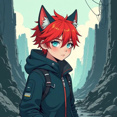 killorin,inari,foxmeyer,cinnabar,redfox,tora,Illustration,Vector,Vector 01