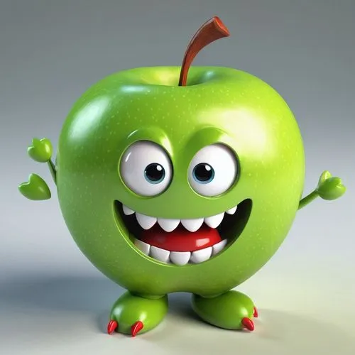 worm apple,green apple,apfel,cut the rope,aaaa,epple,appleman,manzana,green apples,granny smith apples,applebome,godefroot,apple core,rotten apple,green tomatoe,apple design,onagraceae,honeydew,bell apple,peashooter,Unique,3D,3D Character