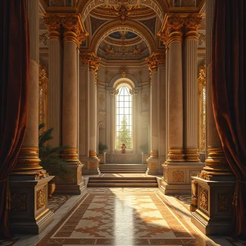 sacristy,hall of the fallen,enfilade,sanctuary,church painting,cochere,interiors,cathedral,ornate room,alcove,empty interior,louvre,baroque,hermitage,chapel,hallway,grandeur,corridor,aisle,oratory,Photography,General,Realistic