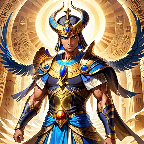 pharaoh,horus,ankh,the archangel,pharaonic,archangel,king tut,tutankhamun,zodiac sign libra,tutankhamen,ramses,maat mons,uriel,high priest,ancient egyptian,pharaohs,emperor,paysandisia archon,sun god,maat,Anime,Anime,General