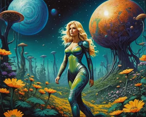 andromeda,samus,barbarella,amphitrite,sirena,metroid,Conceptual Art,Sci-Fi,Sci-Fi 20