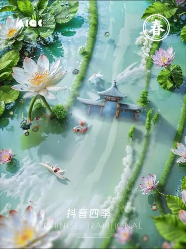 融入背景，换成背景的风格,water lotus,lotus on pond,flower water,water lilies,lotus pond,calyx-doctor fish white,pond flower,white water lilies,water flower,japanese floral background,lotus flowers,underwater back