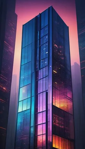 colorful city,skyscraper,cybercity,skyscraping,skyscrapers,tetris,skycraper,the skyscraper,highrises,cityscape,glass building,high rises,pc tower,ctbuh,urban towers,metropolis,colorful light,fantasy city,megacorporation,highrise,Illustration,Realistic Fantasy,Realistic Fantasy 15