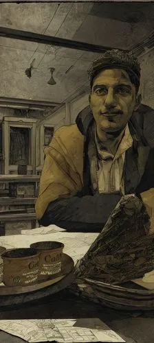 man with a computer,librarian,historian,merchant,scholar,elderly man,investigator,primitive man,biologist,hag,banker,child with a book,reading magnifying glass,auschwitz 1,clerk,tinsmith,manuscript,researcher,leonardo devinci,antique background,Art sketch,Art sketch,Newspaper